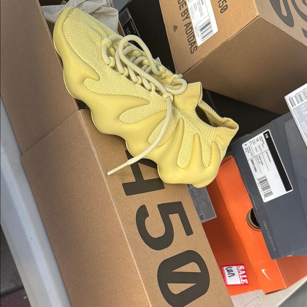 Yellow Adidas Sneakers